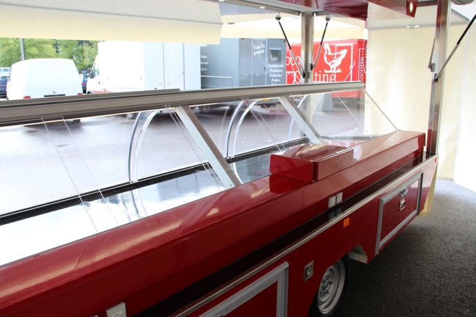 R 4+1 remorque vitrine simple essieu