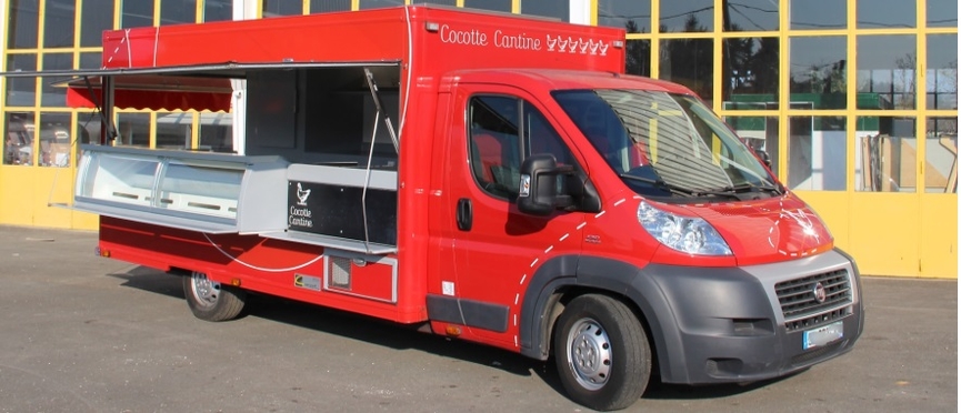 Food truck - Cellule 4.1 M - 12 000 Km - 47 000€
