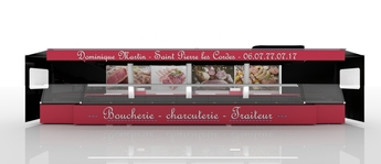 R 7+2 remorque vitrine
