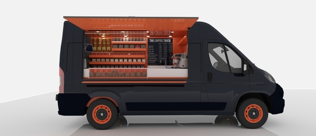 3000 camion Coffee truck