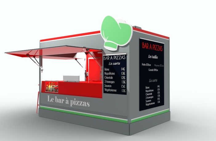 K3700 KIOSQUE PIZZAS