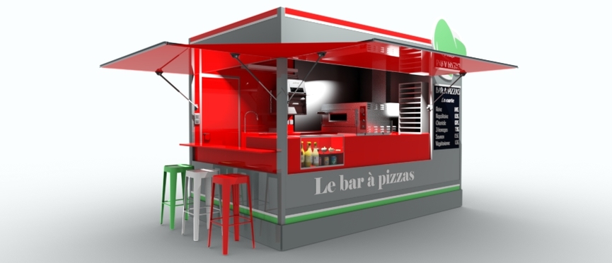 K3700 KIOSQUE PIZZAS