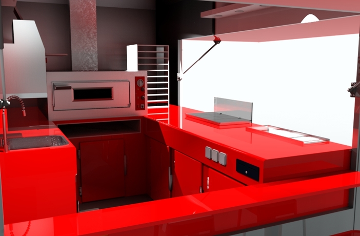 K3700 KIOSQUE PIZZAS