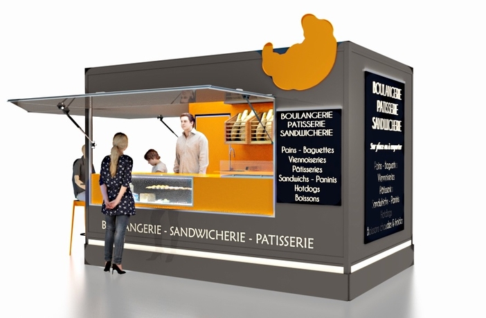 K3700 KIOSQUE BOULANGER SANDWICHS PATISSIER