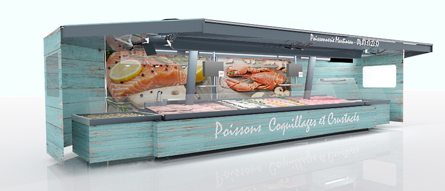 R 6+2 REMORQUE ETAL POISSONNERIE