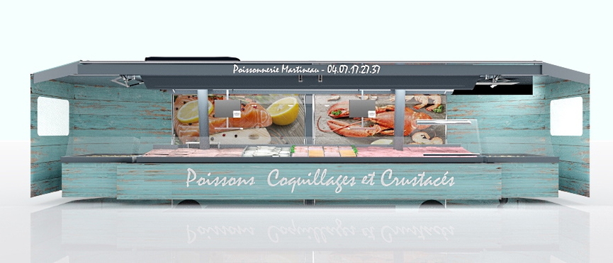 R 6+2 REMORQUE ETAL POISSONNERIE