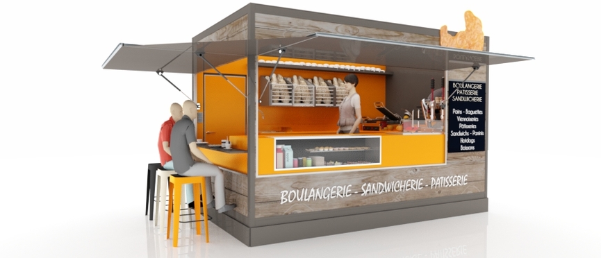 K3700 KIOSQUE BOULANGER SANDWICHS PATISSIER
